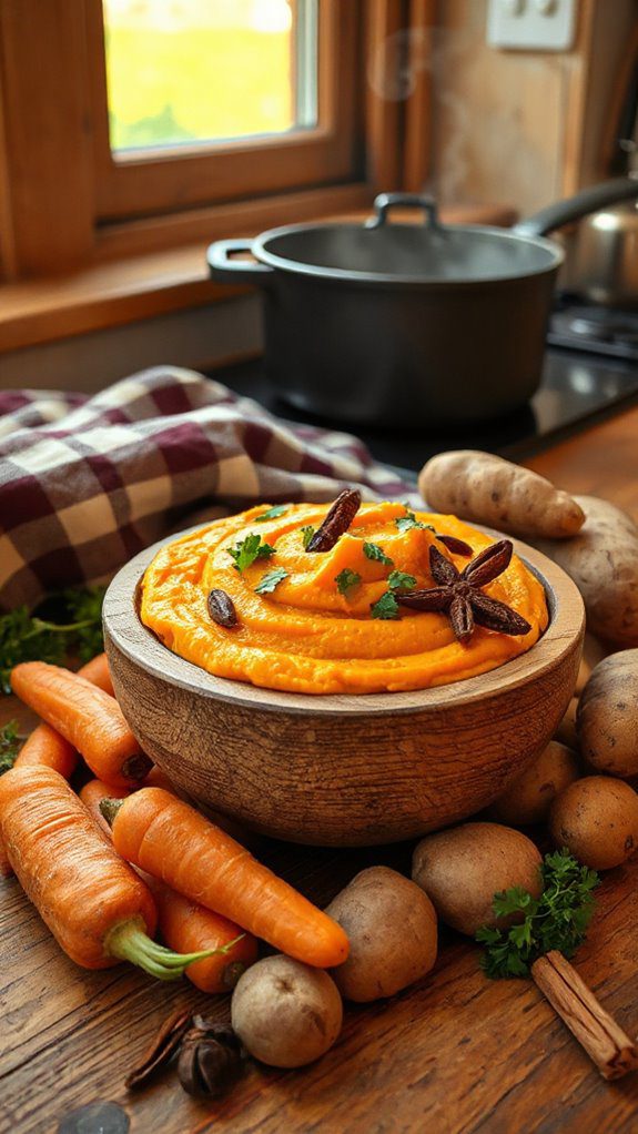 sweet creamy vegetable mash sweet creamy vegetable mash