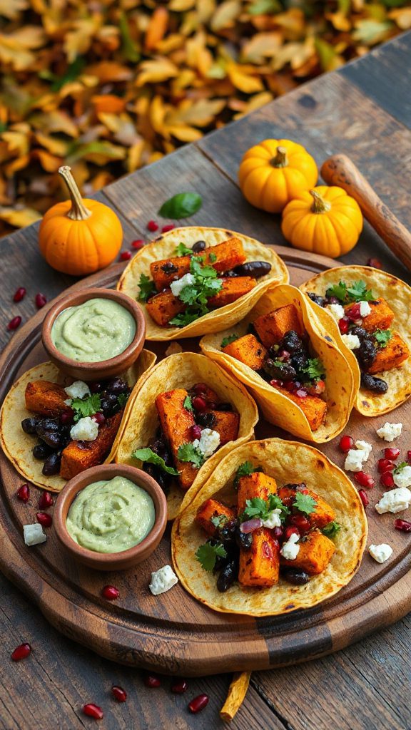sweet potato black bean tacos