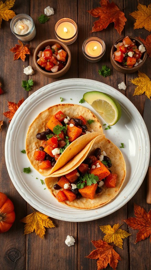 sweet potato black bean tacos