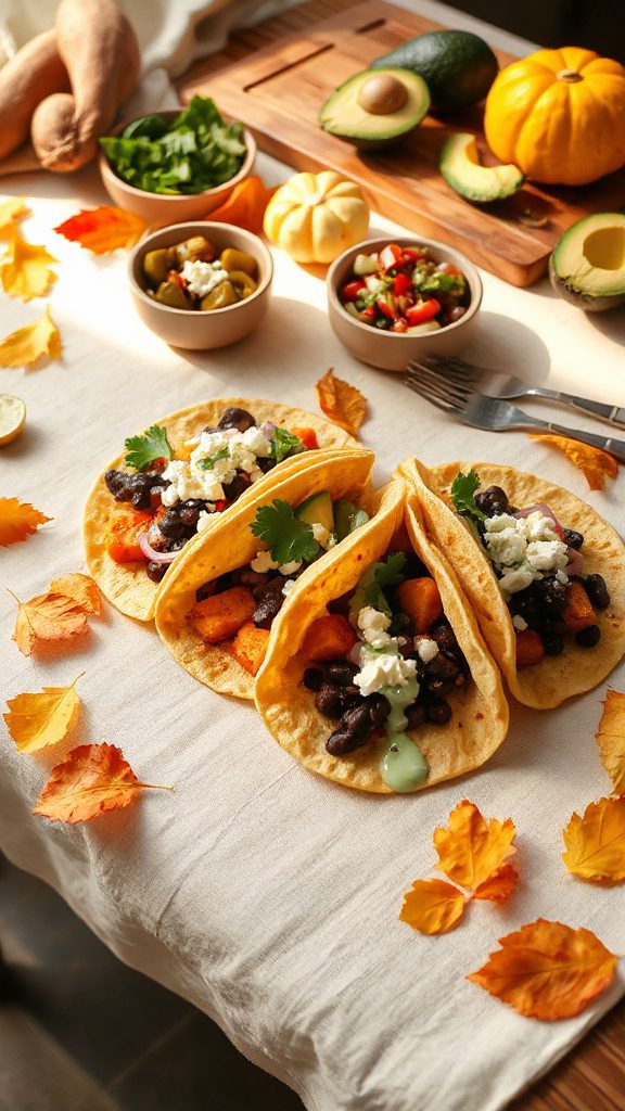 sweet potato black bean tacos