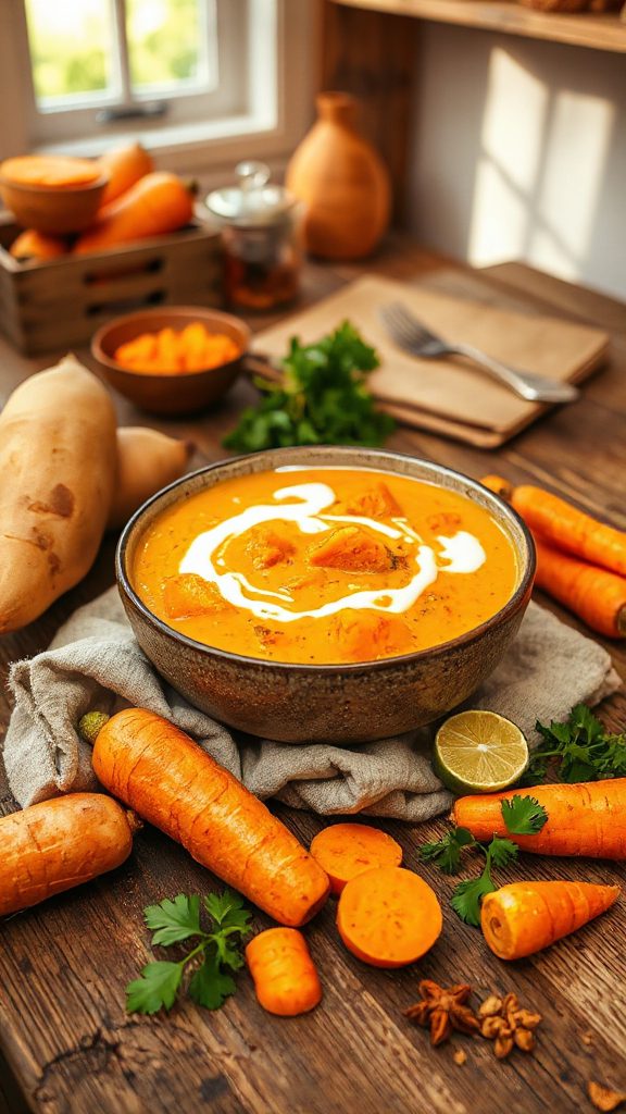 sweet potato carrot curry
