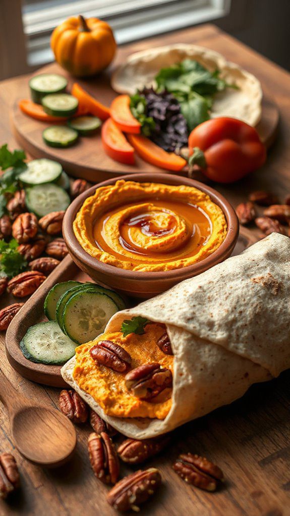 sweet pumpkin pecan dip