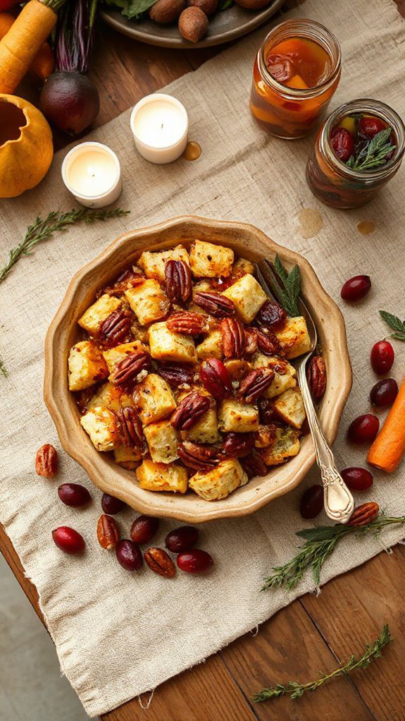 sweet savory fall stuffing