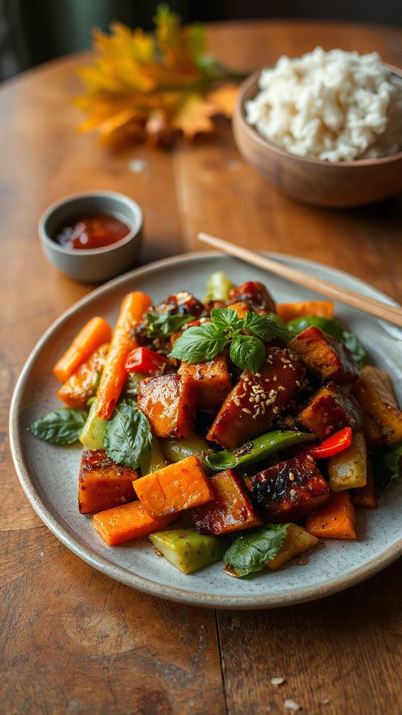 tempeh and vegetable stir fry tempeh and vegetable stir fry