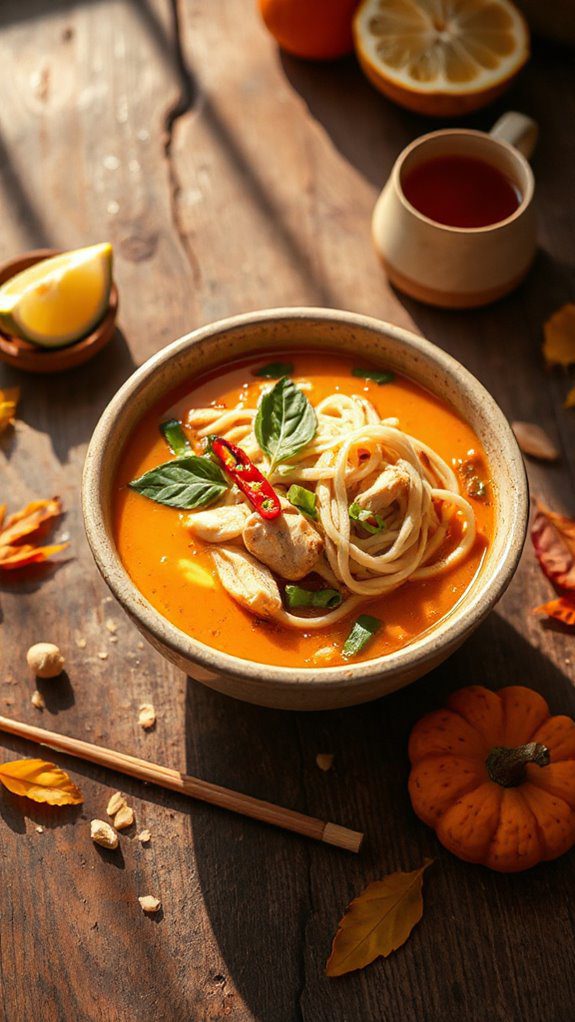 thai coconut curry noodle soup thai coconut curry noodle soup