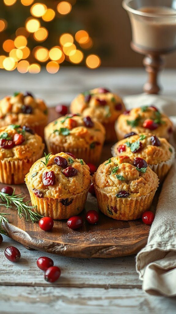 thanksgiving leftover stuffing muffins
