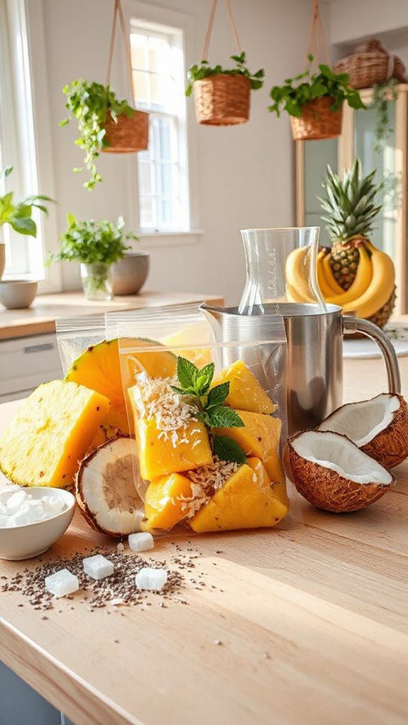 tropical pineapple coconut smoothie tropical pineapple coconut smoothie