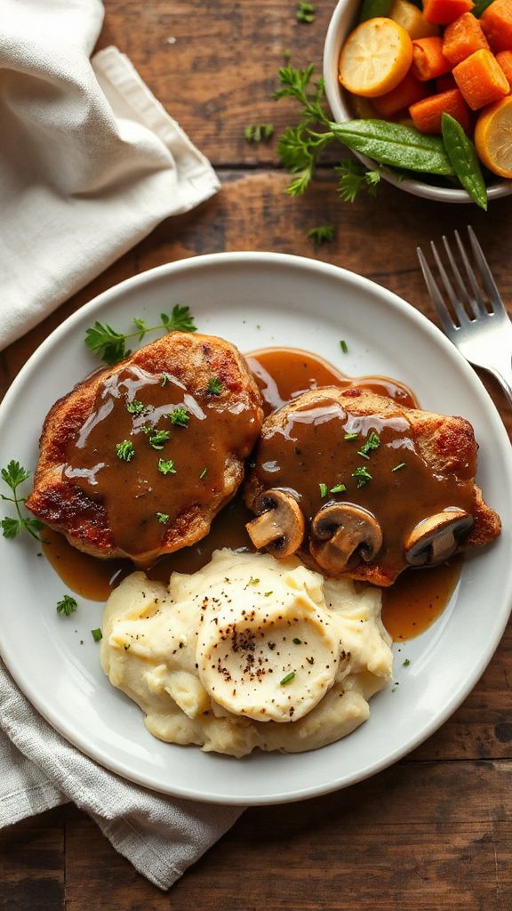 turkey salisbury steak meal prepping