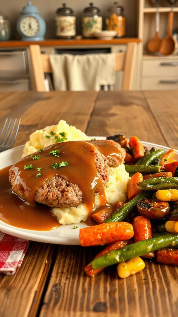 turkey salisbury steaks recipe