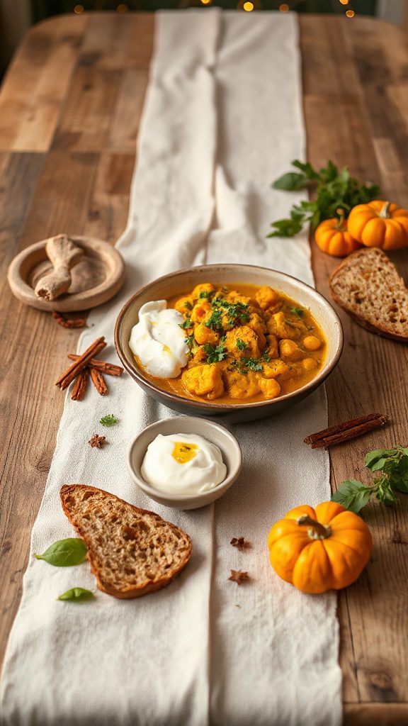 vegan cauliflower chickpea curry