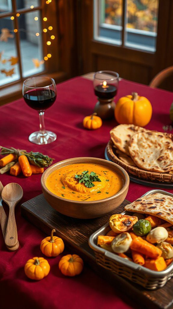 vegan creamy pumpkin curry