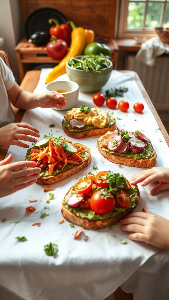 veggie packed avocado toast