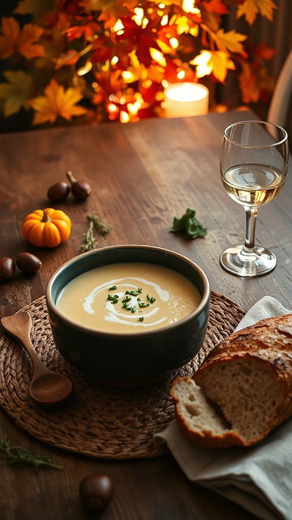 velvety potato leek soup