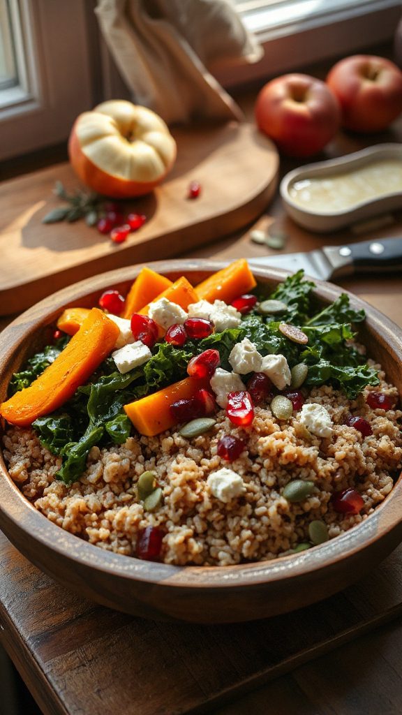 vibrant autumn grain bowl vibrant autumn grain bowl