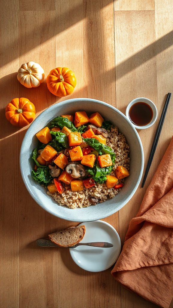 vibrant autumn vegetable stir fry vibrant autumn vegetable stir fry