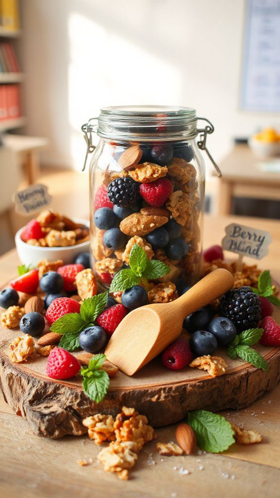 vibrant fruity trail mix