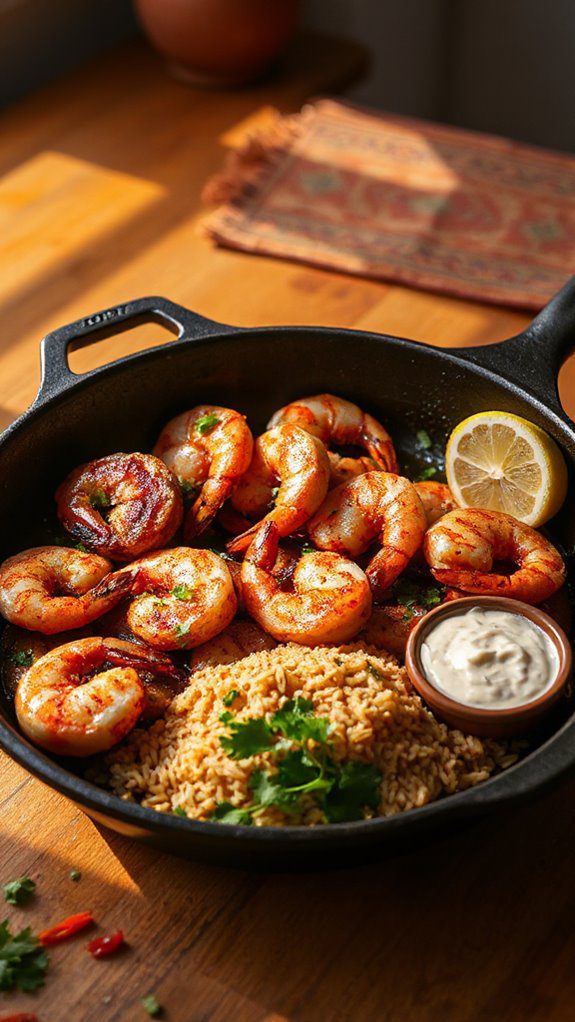 vibrant one pan spanish dish