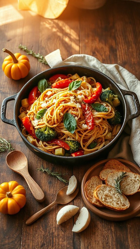 vibrant one pot pasta dish