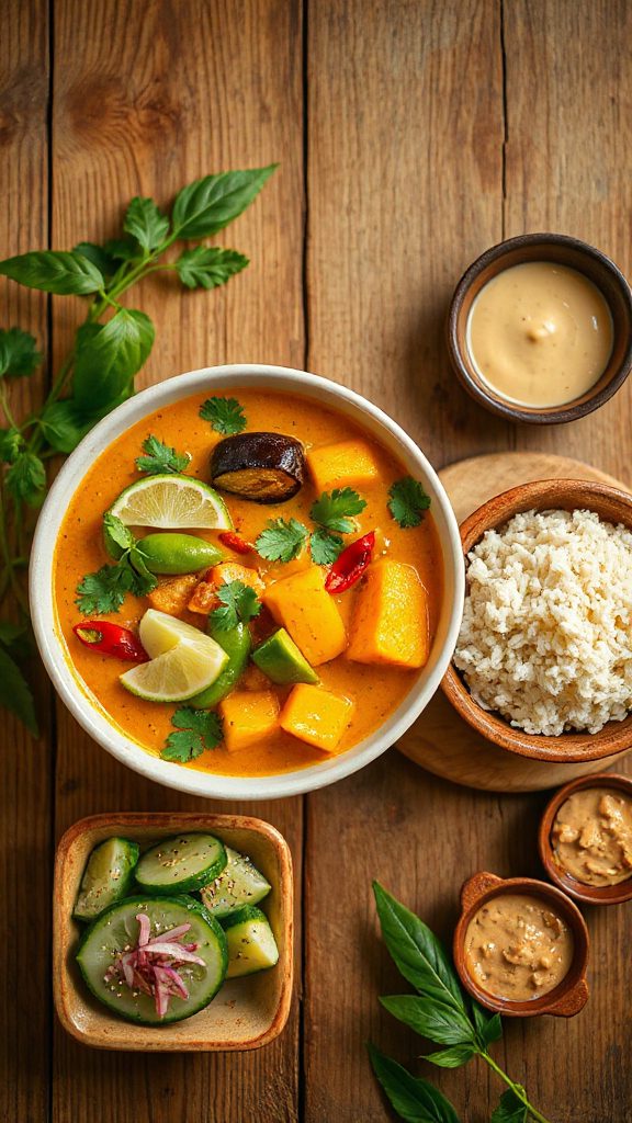 vibrant thai coconut curry