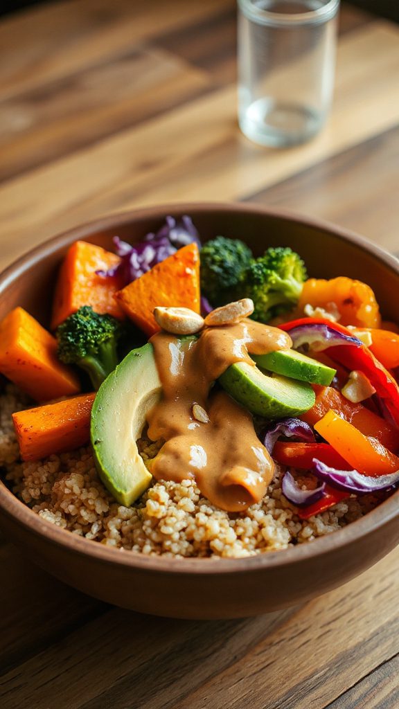 vibrant vegan thai bowl