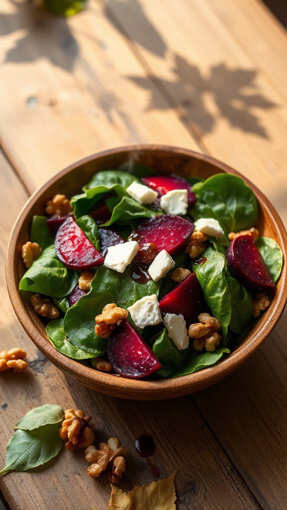 warm spinach salad delight