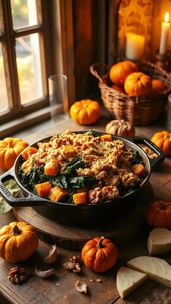wholesome fall vegetable casserole
