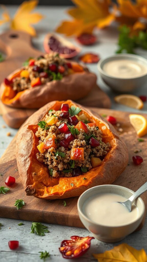 wholesome quinoa stuffed sweet potatoes wholesome quinoa stuffed sweet potatoes