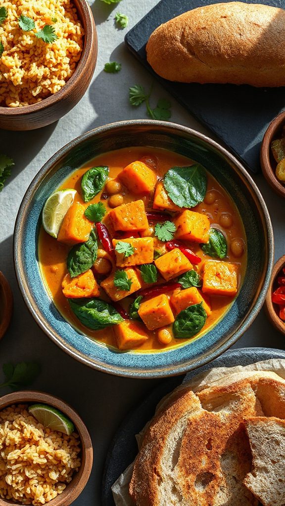 wholesome spicy lentil curry