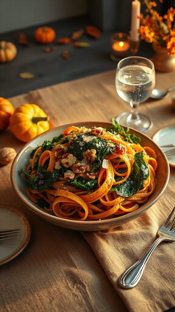 wholesome sweet potato pasta