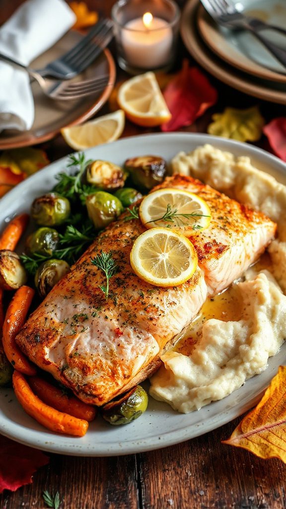 zesty herb infused baked salmon