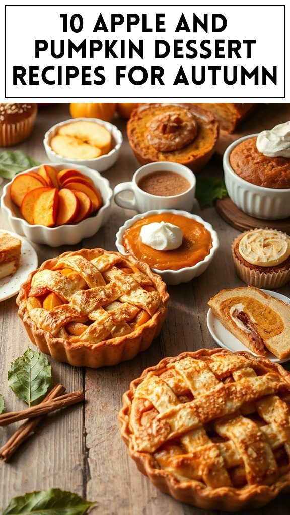 10 Apple and Pumpkin Dessert Recipes for Autumn