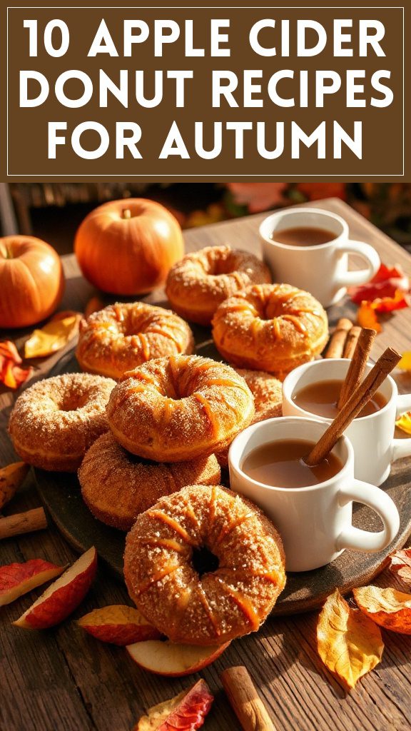 10 Apple Cider Donut Recipes for Autumn