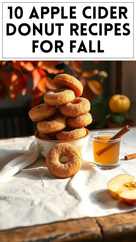 10 Apple Cider Donut Recipes for Fall