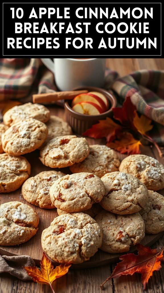 10 Apple Cinnamon Breakfast Cookie Recipes for Autumn