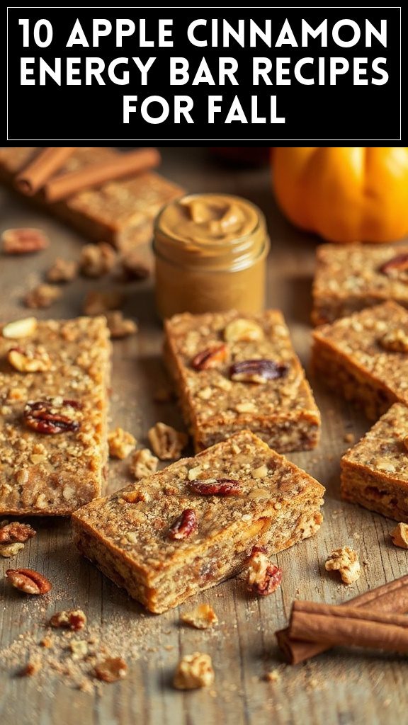 10 Apple Cinnamon Energy Bar Recipes for Fall