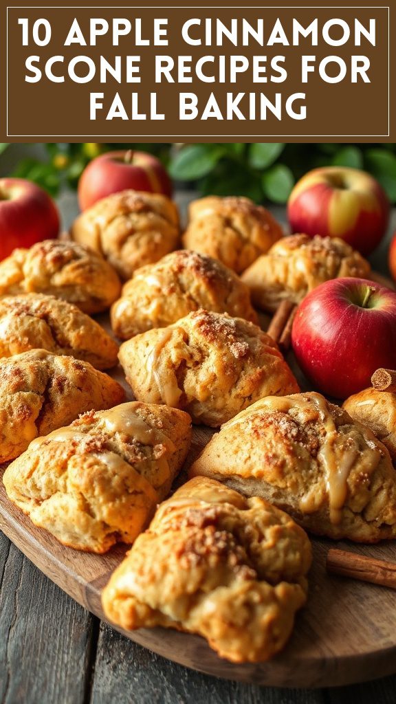 10 Apple Cinnamon Scone Recipes for Fall Baking