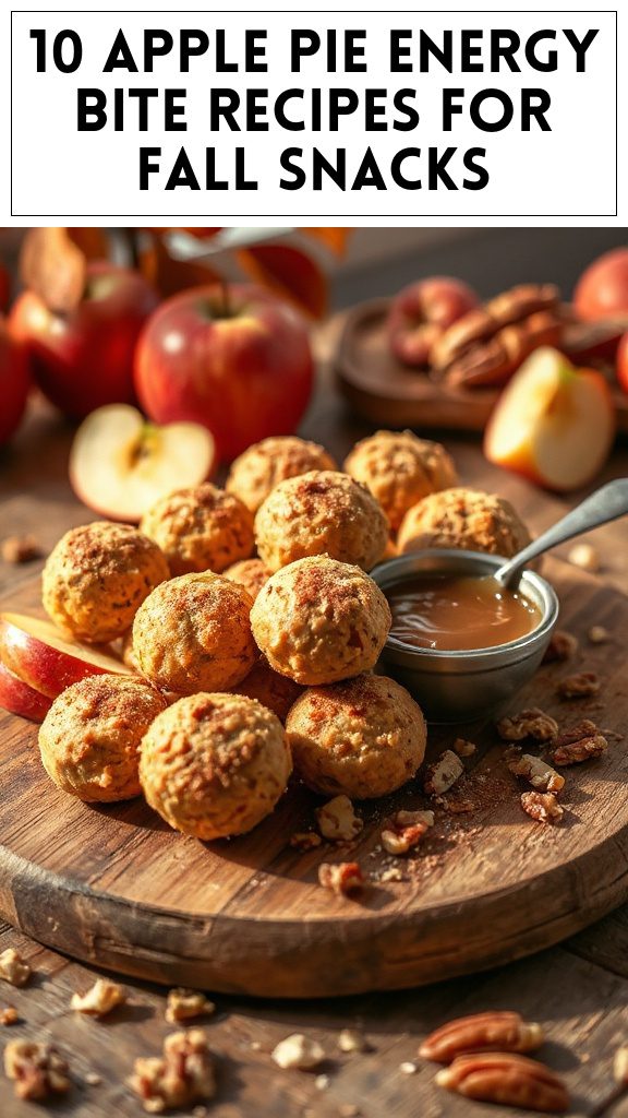 10 Apple Pie Energy Bite Recipes for Fall Snacks