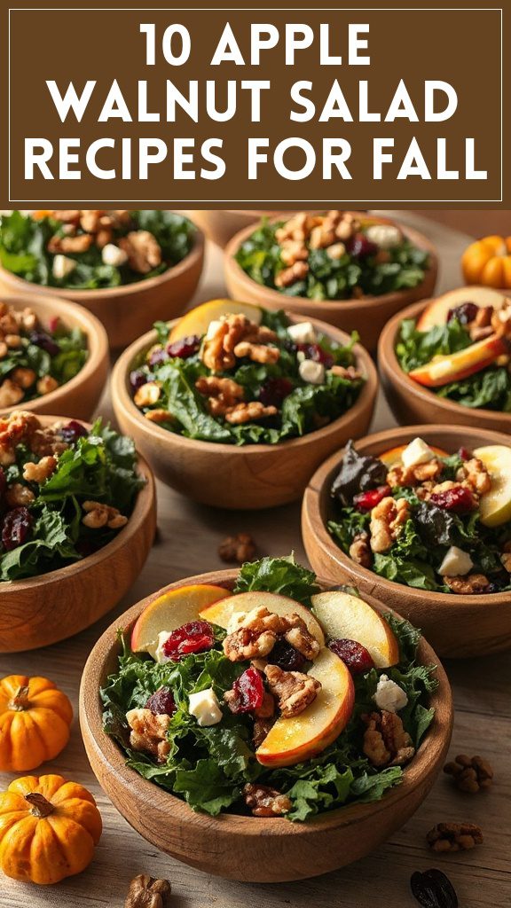 10 Apple Walnut Salad Recipes for Fall