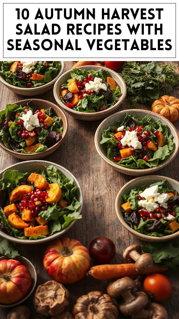 10 Autumn Harvest Salad Recipes With Seasonal Vegetables