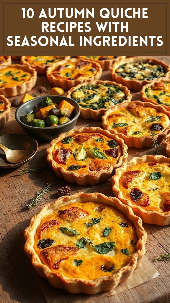 10 Autumn Quiche Recipes With Seasonal Ingredients