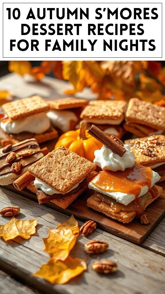 10 Autumn S’mores Dessert Recipes for Family Nights