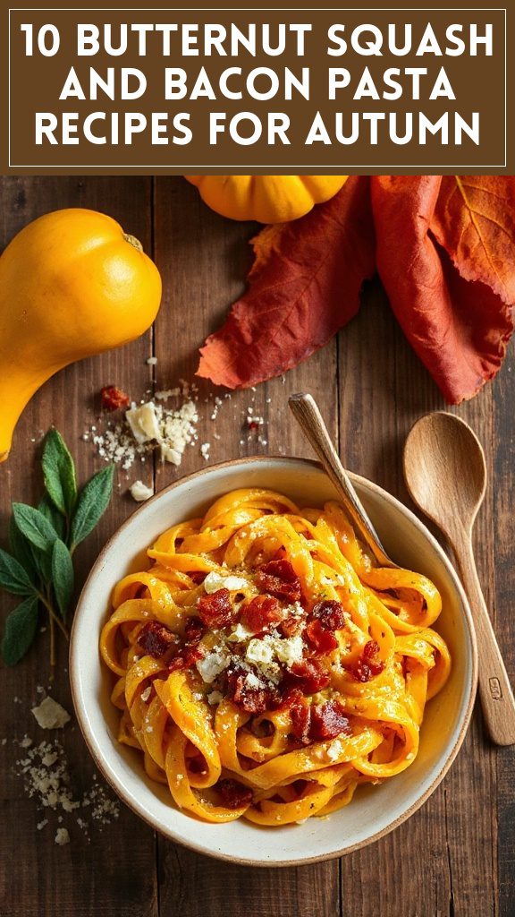 10 Butternut Squash and Bacon Pasta Recipes for Autumn