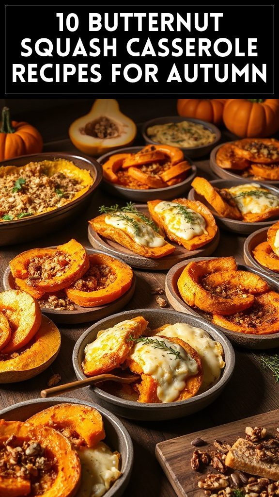 10 Butternut Squash Casserole Recipes for Autumn