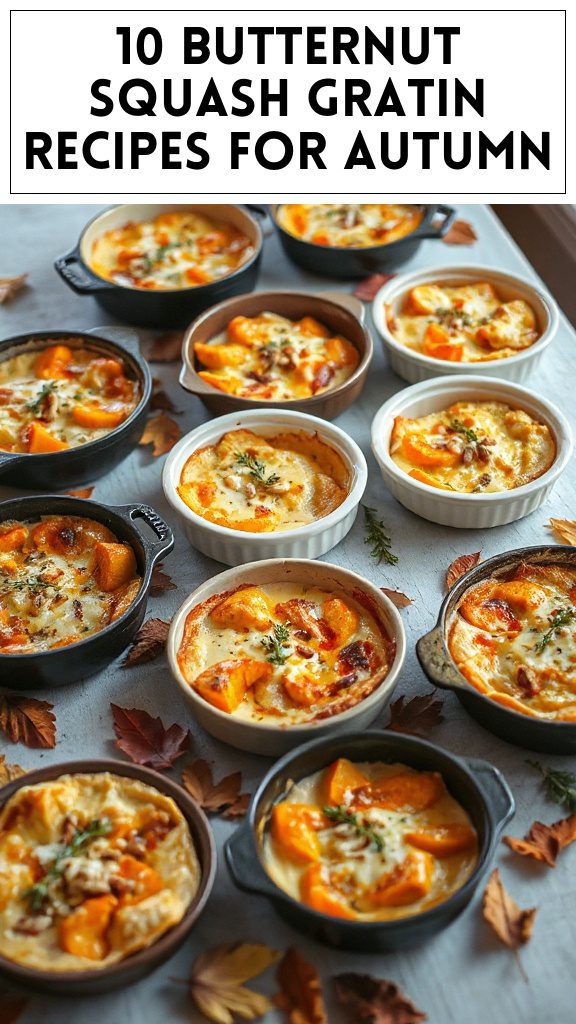 10 Butternut Squash Gratin Recipes for Autumn