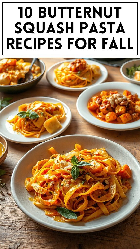 10 Butternut Squash Pasta Recipes for Fall