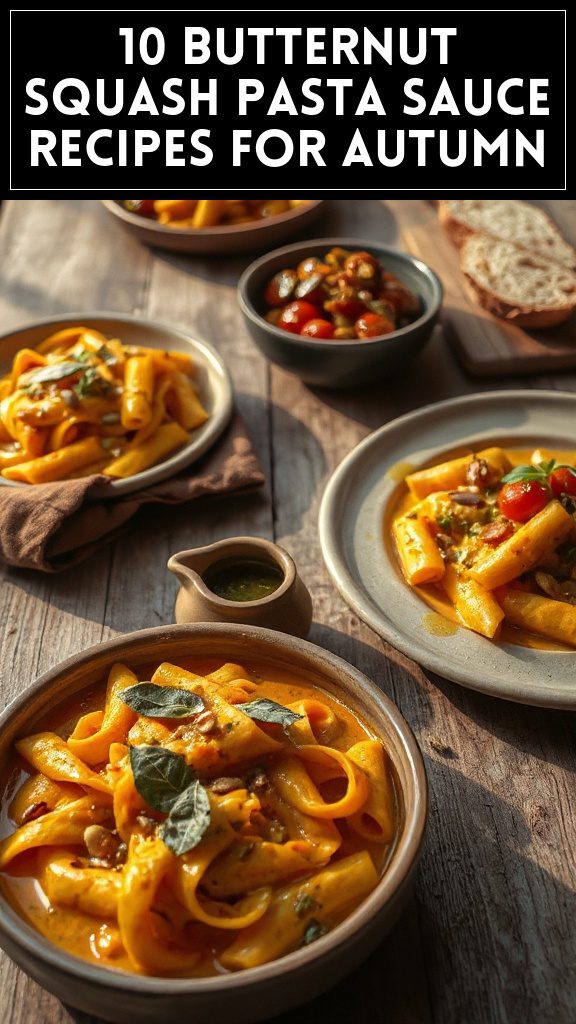 10 Butternut Squash Pasta Sauce Recipes for Autumn