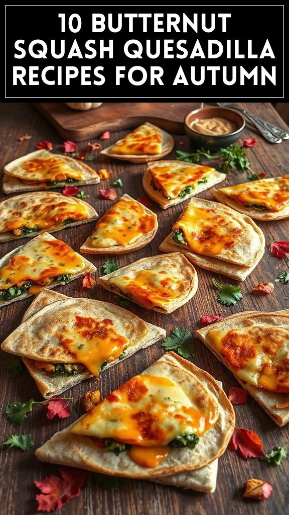 10 Butternut Squash Quesadilla Recipes for Autumn