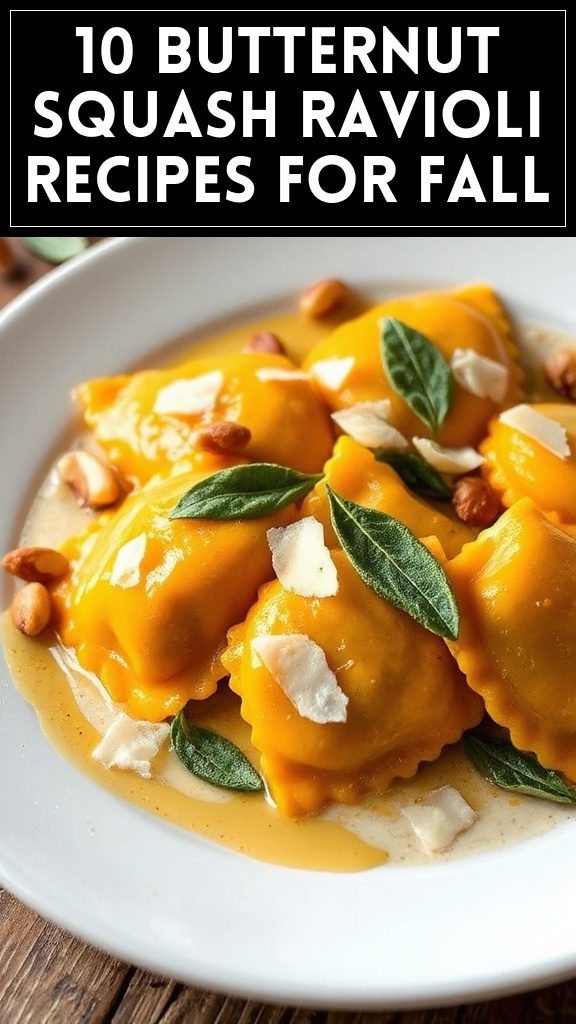 10 Butternut Squash Ravioli Recipes for Fall