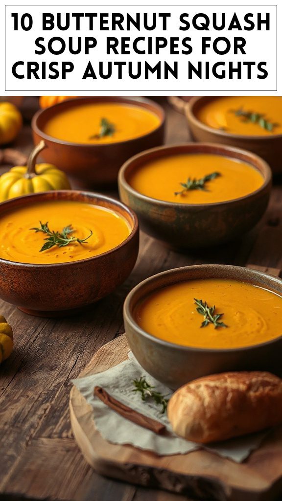 10 Butternut Squash Soup Recipes for Crisp Autumn Nights