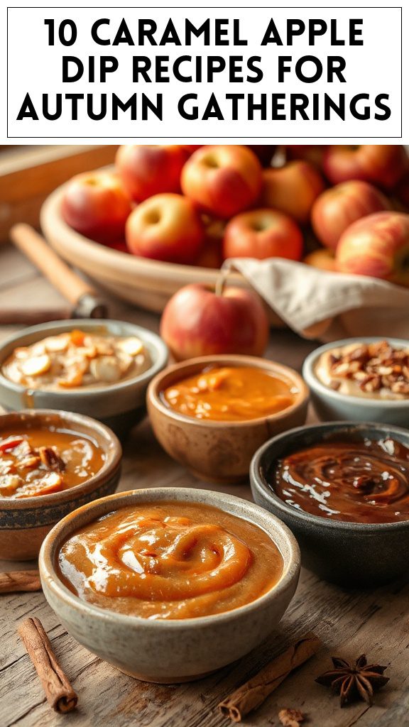 10 Caramel Apple Dip Recipes for Autumn Gatherings